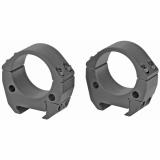 Modern Sporting Rings, Fits Picatinny Rail System, 30mm Low, Black, Alloy TMS30L