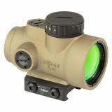 MRO SD, Red Dot, 25mm Objective, 2 MOA Dot, Anodized Finish, Coyote Brown, Includes Low Mount MRO-C-2200326