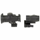 MRO SD Patrol Combo, Red Dot with 3X Magnifier, 25mm Objective, 2 MOA Dot/68 MOA Segmented Circle, Matte Finish, Full Co-Witness Mount MRO-C-2200368