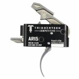 Trigger, Competitive Curved Trigger, Single Stage, 3LB Pull Weight, Stainless Hammer and Trigger Shoe, Anodized Finish, Black, Fits AR-15 AR0-SBS-33-NNP