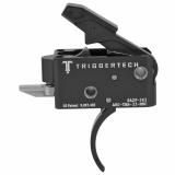 Trigger, 3.5LB Pull Weight, Fits AR-15, Competitive Curved Trigger, Two Stage, Black Finish, Includes Installation Tools, Instruction Book, & TriggerTech Patch AR0-TBB-33-NNC