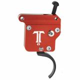Trigger, 0.3-2.0LB Pull Weight, Fits Remington 700, Diamond Pro Clean Trigger, (Curved), Right Hand, Adjustable, Black Finish, Includes Installation Tools, Instruction Book, & TriggerTech Patch R70-SRB-02-TNP