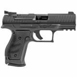 PPQ Q4 SF OR, Semi-automatic, Striker Fired, Full Size, 9MM, 4" Barrel, Steel Frame, Black Tenifer Finish, 15Rd, 2 Magazines, Fixed Front and Adjustable Rear Sight, Optics Ready, 2843323