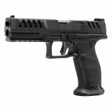 PDP Match Polymer Frame, Striker Fired, Semi-automatic, Polymer Frame Pistol, Full Size, 9MM, 5", Tennifer Finish, Black, 3 Dot Sights, Optic Ready, 18 Rounds, 3 Magazines 2872595