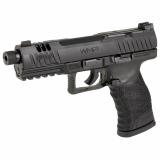 WMP, Semi-automatic, Double Action, Polymer Frame Pistol, 22 Winchester Magnum, 4.9" Threaded Barrel, Matte Finish, Black, 3 Dot Adjustable Sights, Optics Ready, 10 Rounds, 2 Magazines, Includes 3 Optic Plates 5220303