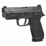 WCP320, Semi-automatic, Striker Fired, Carry, 9MM, 3.9", Black, 17Rd, 2 Magazines, Curved Trigger, Fiber Optic Front Sight, Poly, DLC SIG-WCP320C-9BATC