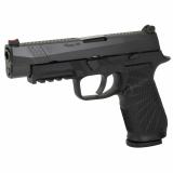 WCP320, Semi-automatic, Striker Fired, Full Size, 9MM, 4.7, Black, 17Rd, 2 Magazines, Curved Trigger, Fiber Optic Front Sight, Poly, DLC SIG-WCP320F-9BATC