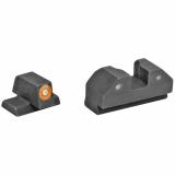 RAM Night Sights, Orange Front Dot, Fits Canik TP9SF, TP9SFX, TP9SF Elite, TP9 Elite SC and Current Production TP9SA CK-R002P-6N