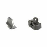 Lever Rail, Optic Plate and Ghost Ring Sight, Fits Henry 45-70 with Round Barrel, White Stripe ML-1001-5