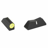 DXW2 Big Dot Night Sight, Yellow Dot, Fits Glock 42, 43, 43X, 48 GL-0011P-3Y